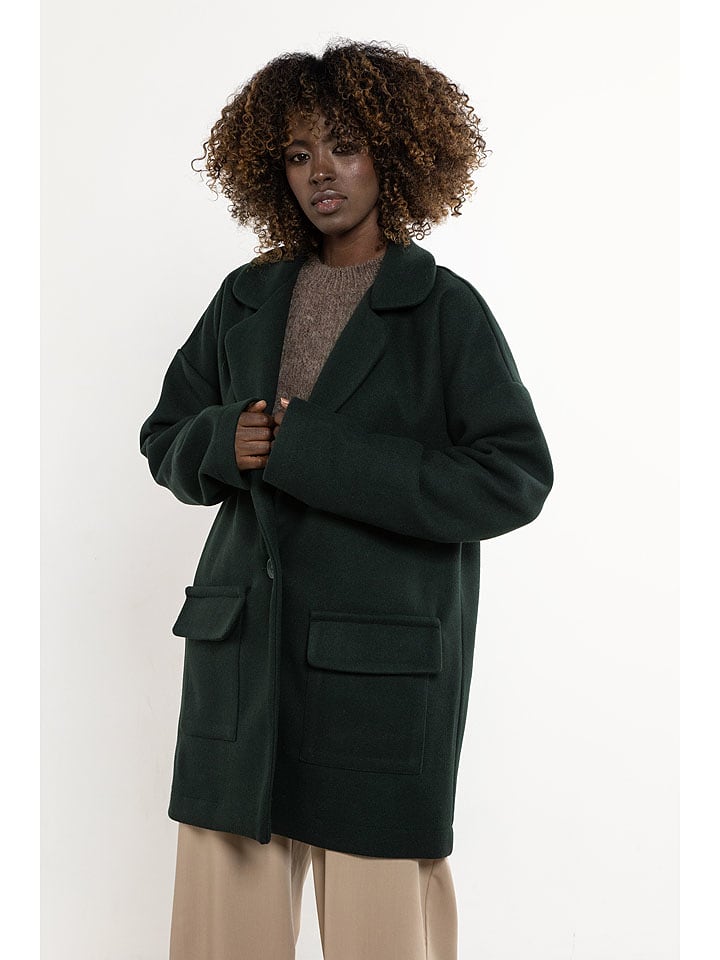 Awama Płaszcz w kolorze zielonym rozmiar: M