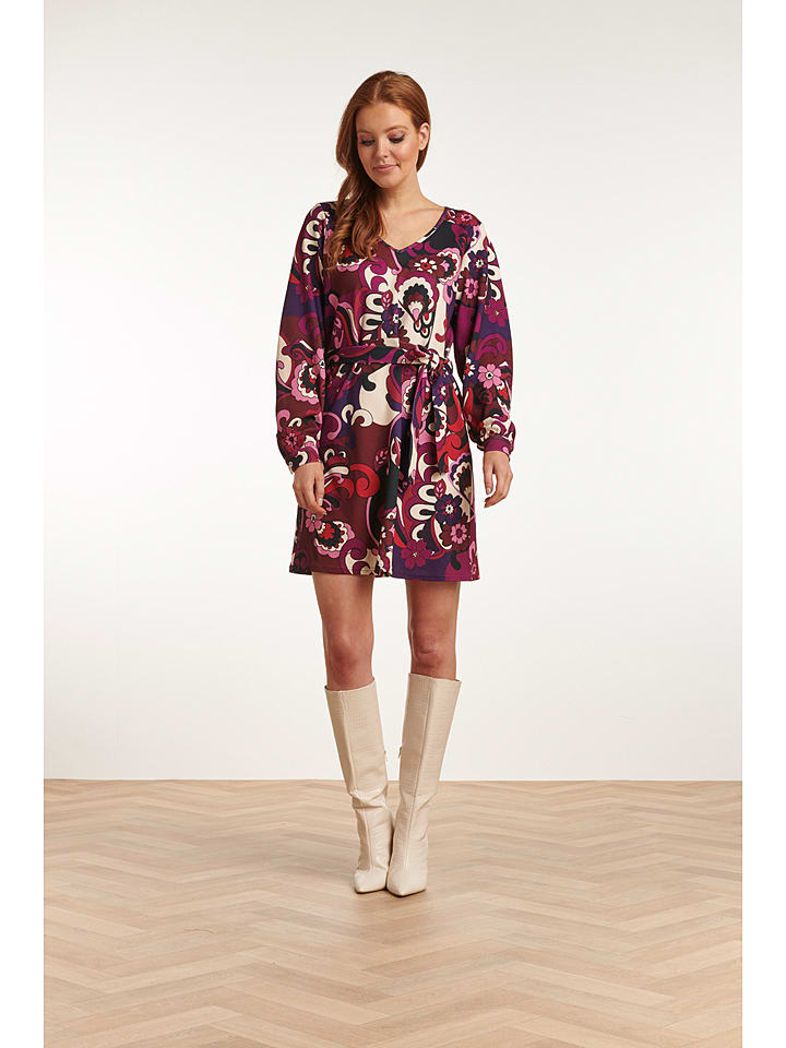 Smashed Lemon Sukienka w kolorze fioletowo-białym rozmiar: XL