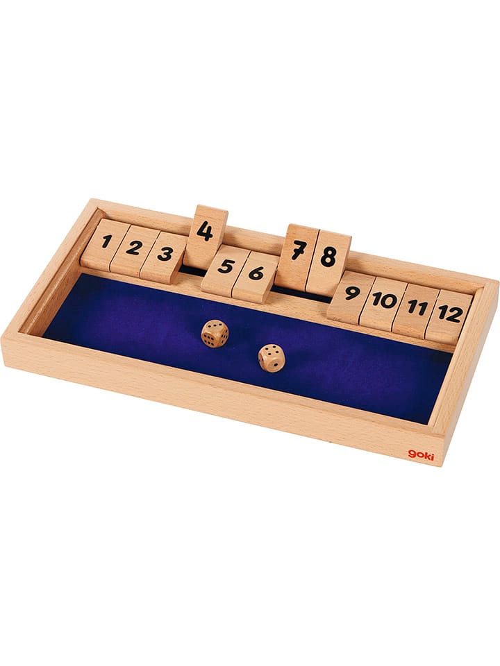 Goki Gra "Shut the box" z kostką - 6+ rozmiar: onesize