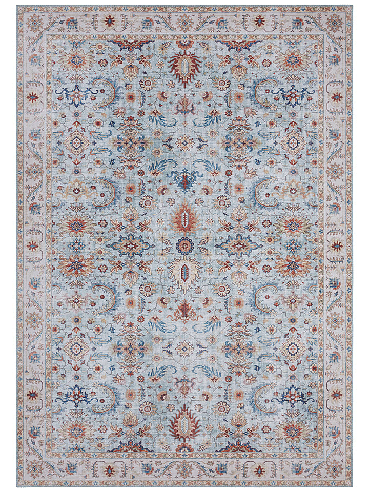 Hanse Home Dywan tkany "Vivana" w kolorze błękitnym rozmiar: 80x200 cm