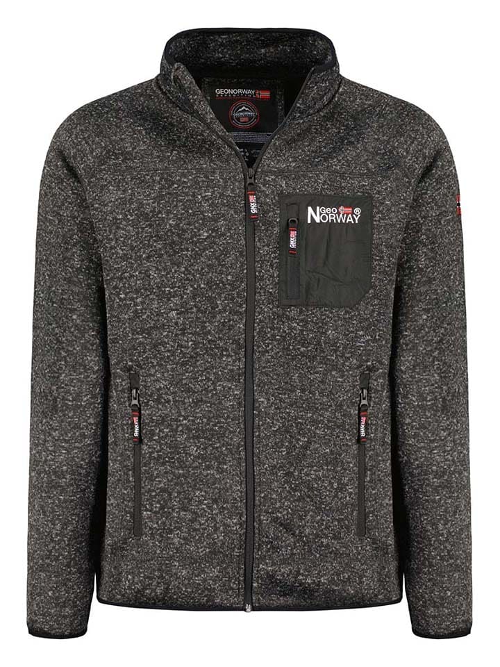 Geographical Norway Kurtka polarowa "Title" w kolorze antracytowym rozmiar: XXL