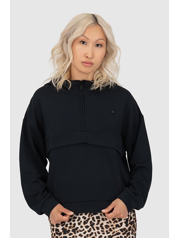 alife and kickin Sweter "MajviAK" w kolorze czarnym rozmiar: M