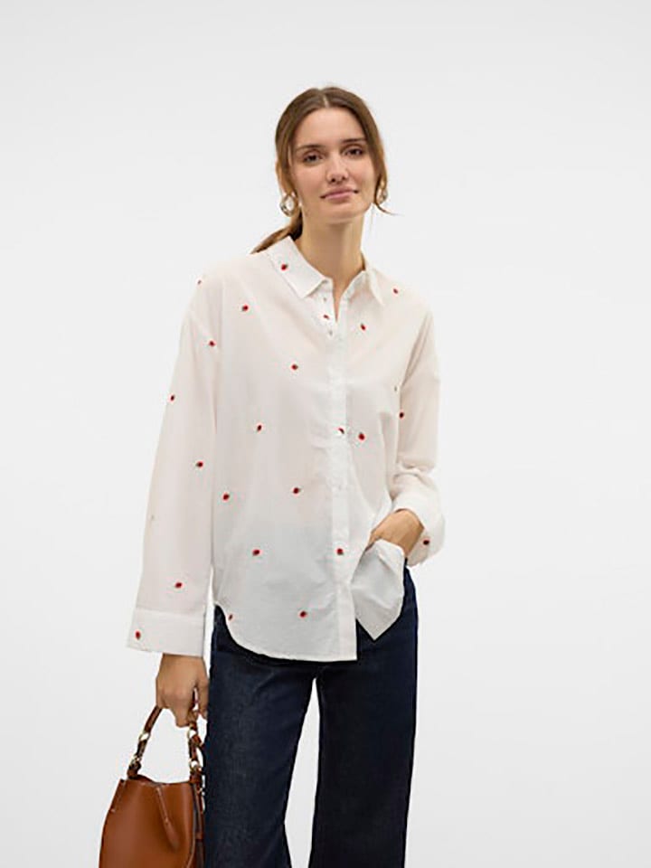 Vero Moda Koszula w kolorze białym rozmiar: M