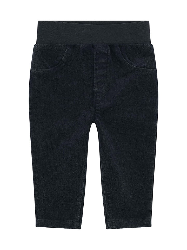 Steiff Spodnie sztruksowe w kolorze czarnym rozmiar: 86