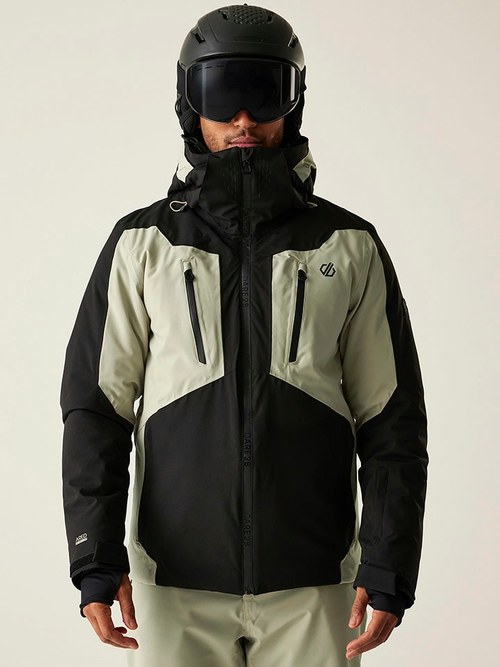 Dare 2b Kurtka narciarska "Assimilate" w kolorze szaro-czarnym rozmiar: XL