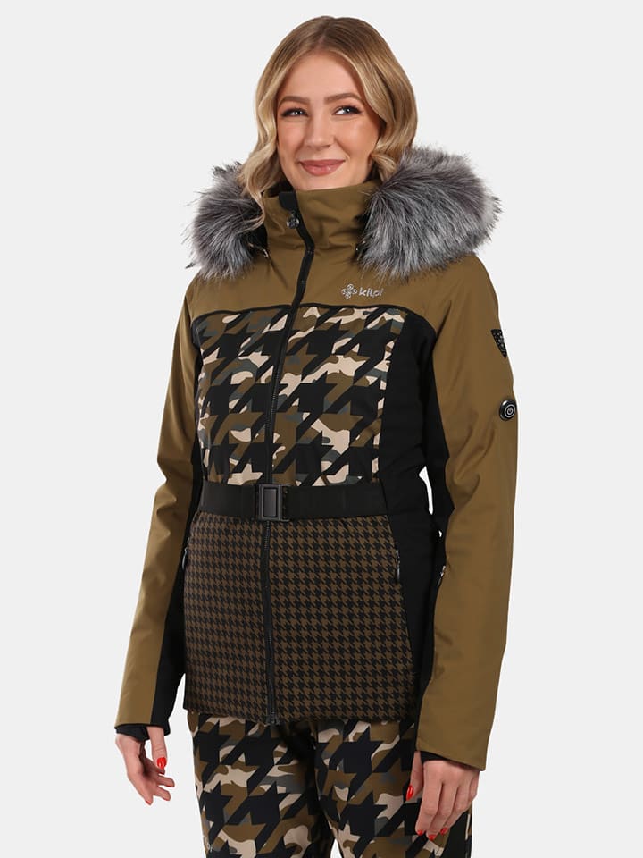 Kilpi Kurtka narciarska "Clair" w kolorze brązowym rozmiar: 38