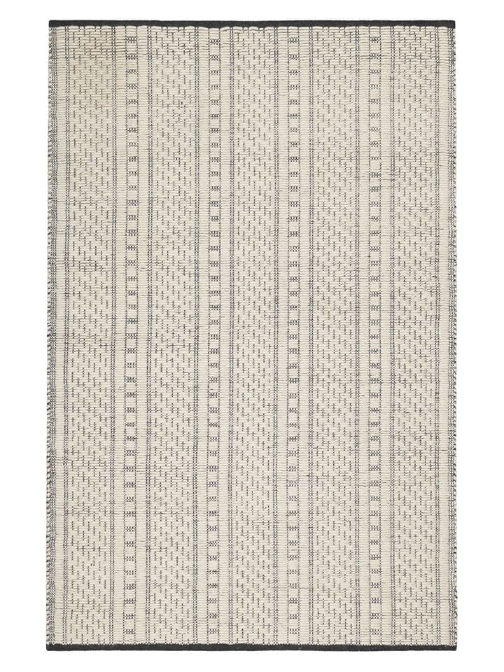 Wecon Home Wełniany dywan "Liv" w kolorze kremowo-czarnym rozmiar: 80x150 cm