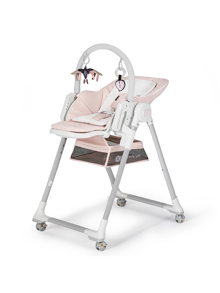 Kinderkraft Krzesełko dziecięce 2w1 "Lastree" w kolorze biało-jasnoróżowym rozmiar: onesize