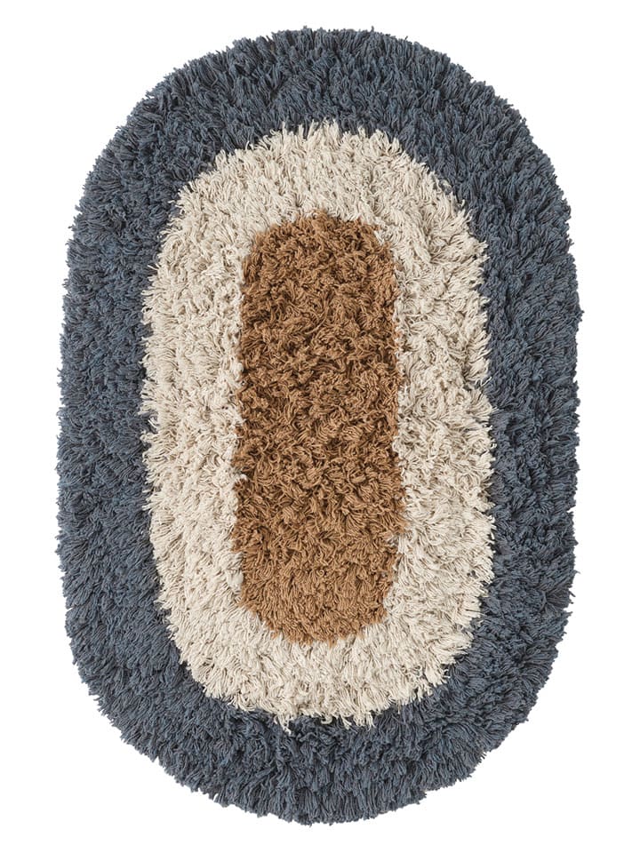 Ellos Home Dywanik łazienkowy "Corina" w kolorze niebieskim rozmiar: 50x80 cm