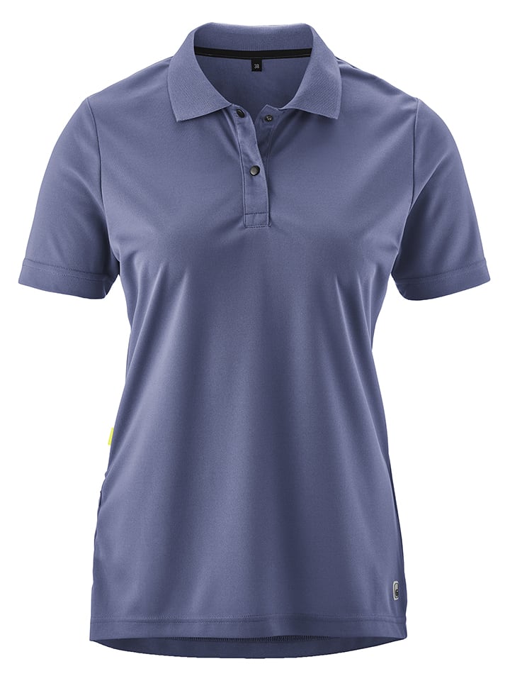 Gonso Kolarska koszulka polo "Adventure" w kolorze niebieskoszarym rozmiar: 36