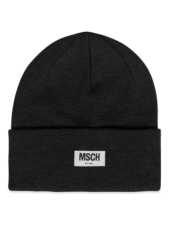 MOSS COPENHAGEN Czapka beanie w kolorze czarnym rozmiar: onesize