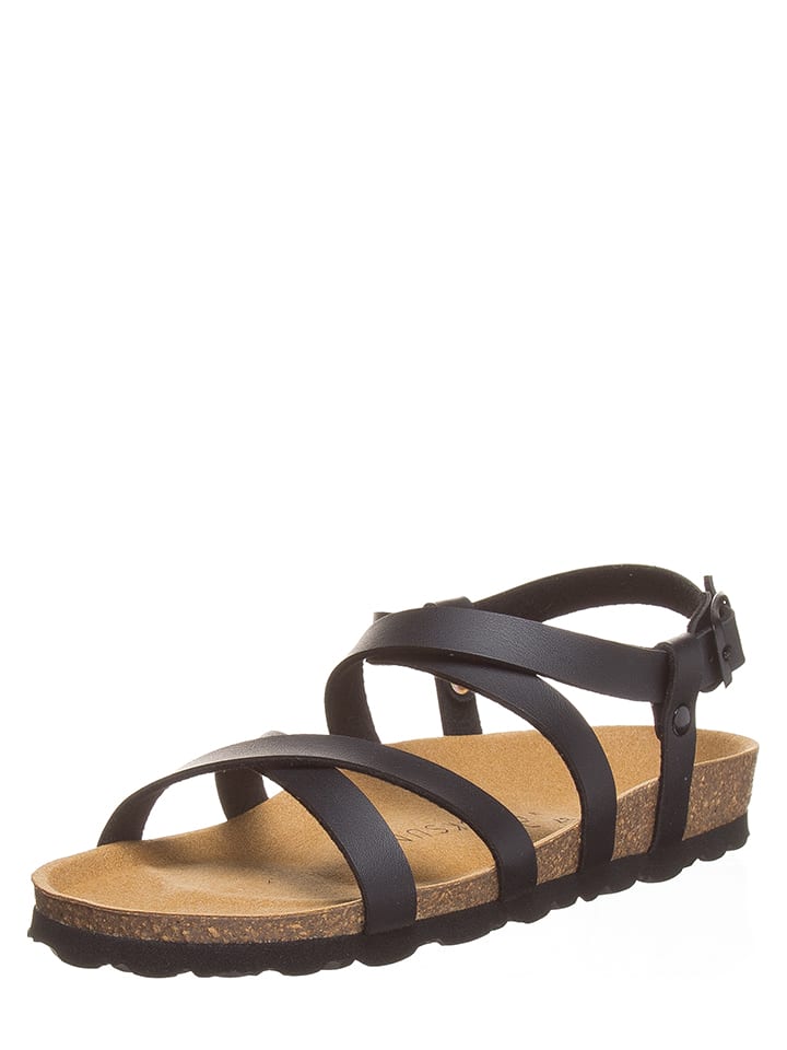 BACKSUN Sandały w kolorze czarnym rozmiar: 37