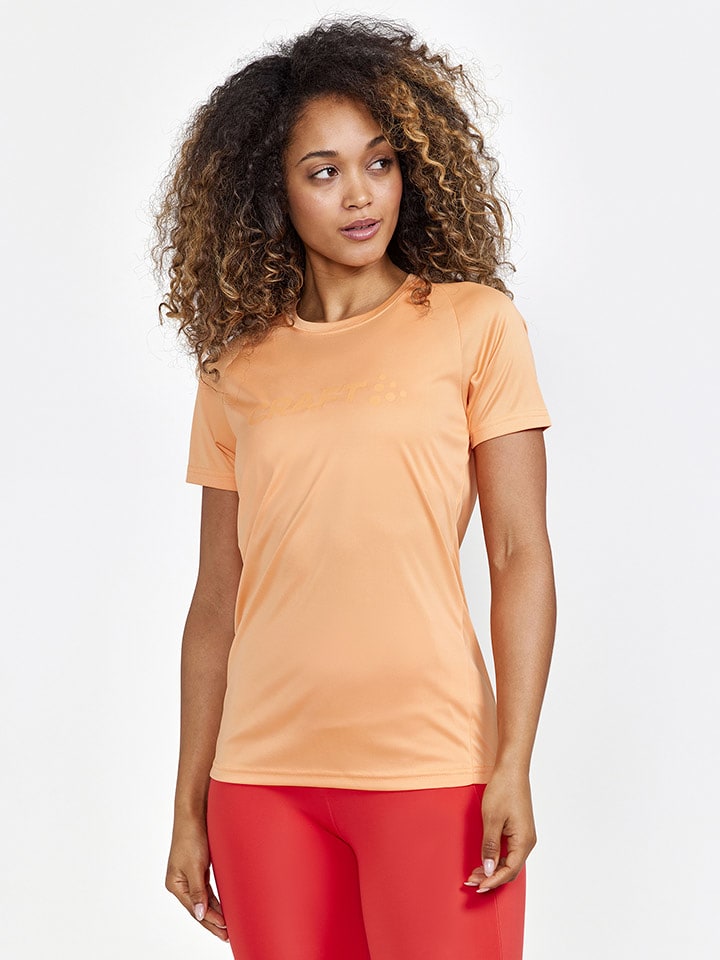 Craft Koszulka sportowa "Core Essence" w kolorze pomarańczowym rozmiar: M