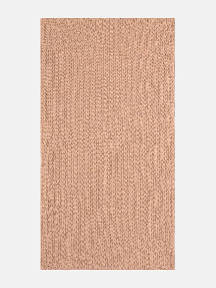 Just Cashmere Kaszmirowy szal-koło "Hutton" w kolorze beżowym - 65 x 50 cm rozmiar: onesize