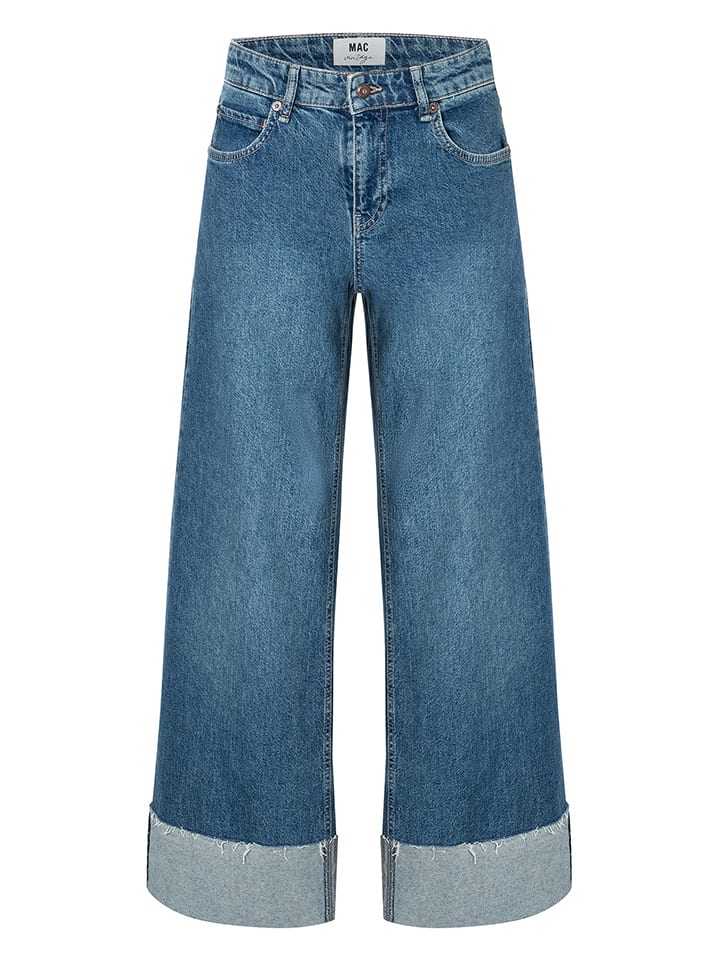 MAC Dżinsy "Nevada" - Comfort fit - w kolorze niebieskim rozmiar: 34