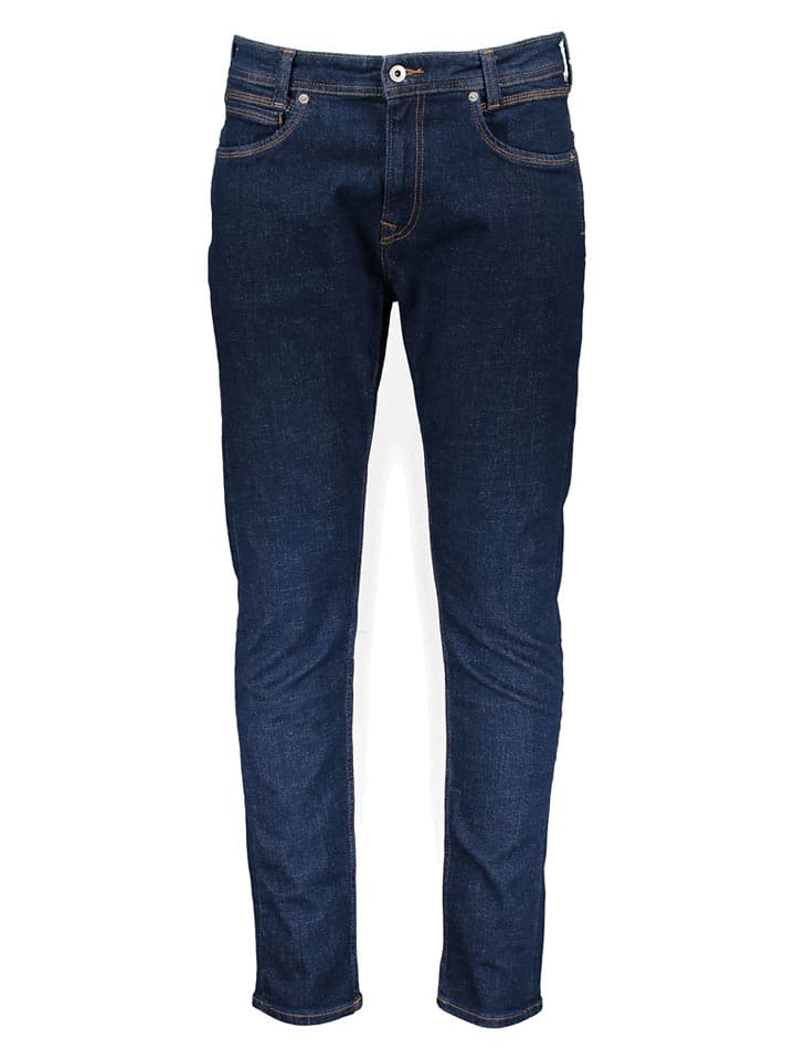 Pepe Jeans Dżinsy - Tapered fit - w kolorze granatowym rozmiar: W34/L32