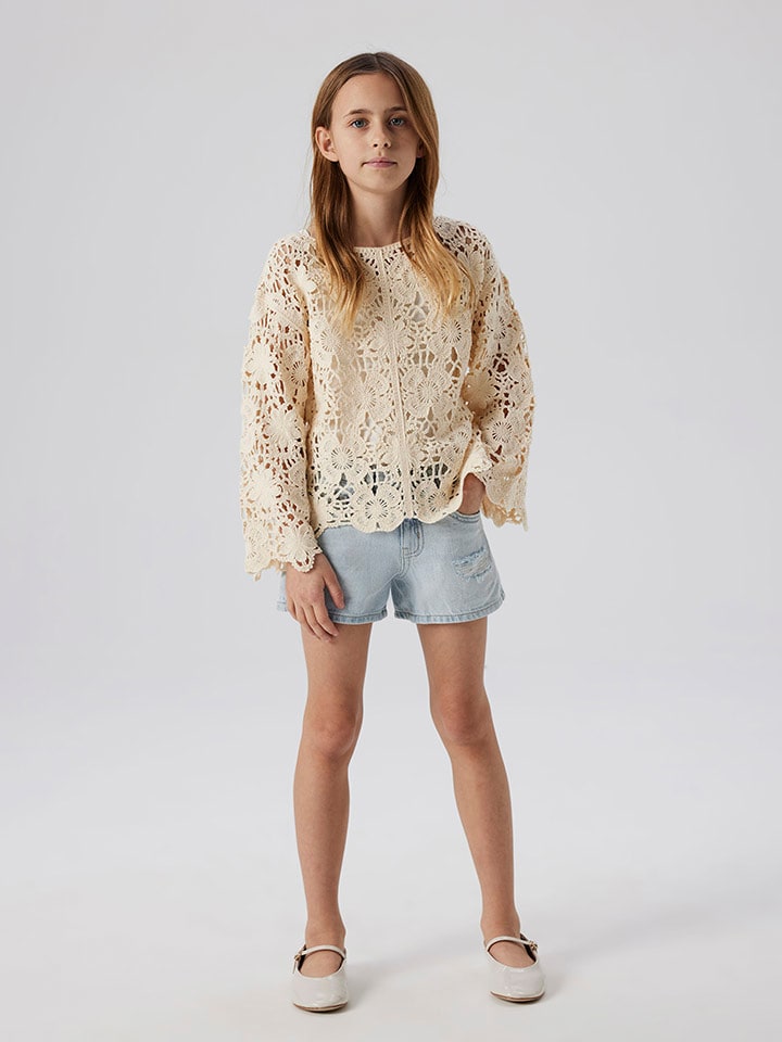 name it Szorty dżinsowe - Slim fit - w kolorze błękitnym rozmiar: 116