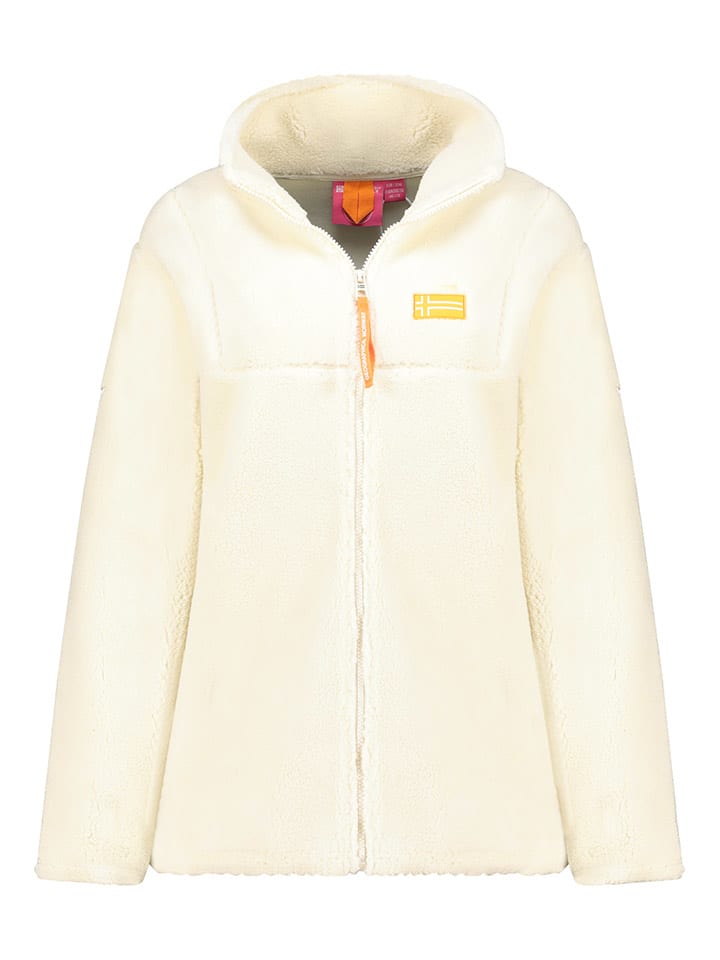 Geographical Norway Kurtka polarowa "Udolce" w kolorze kremowym rozmiar: L