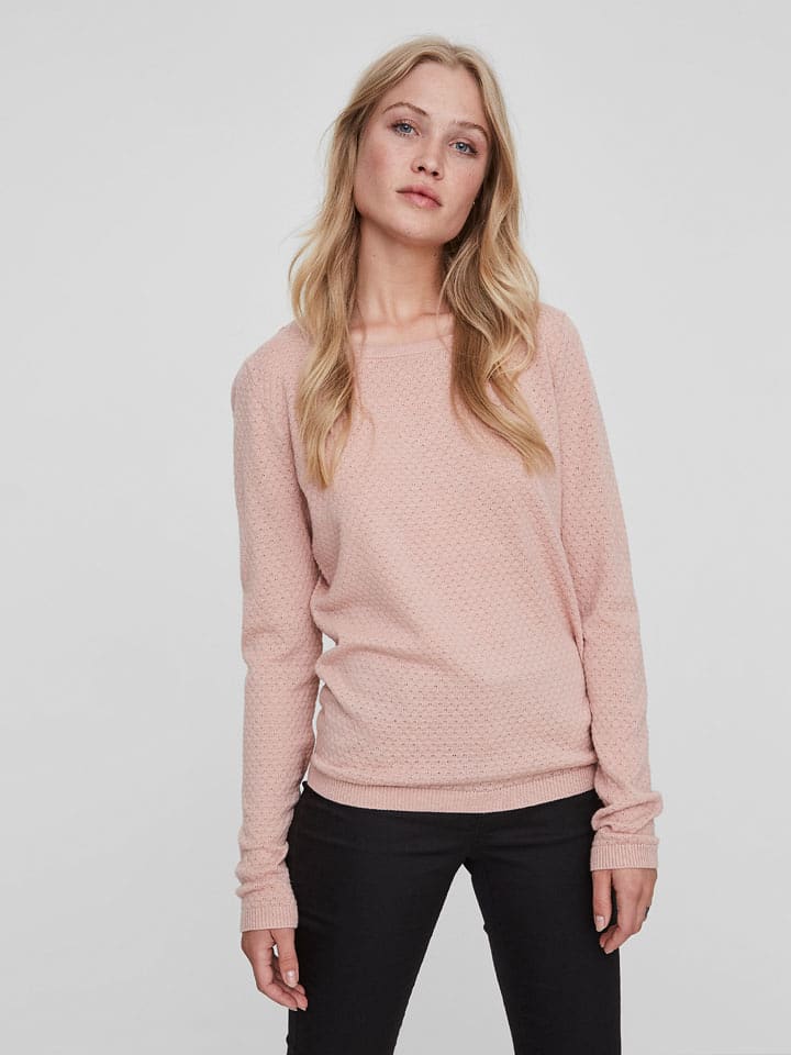 Vero Moda Sweter w kolorze jasnoróżowym rozmiar: M