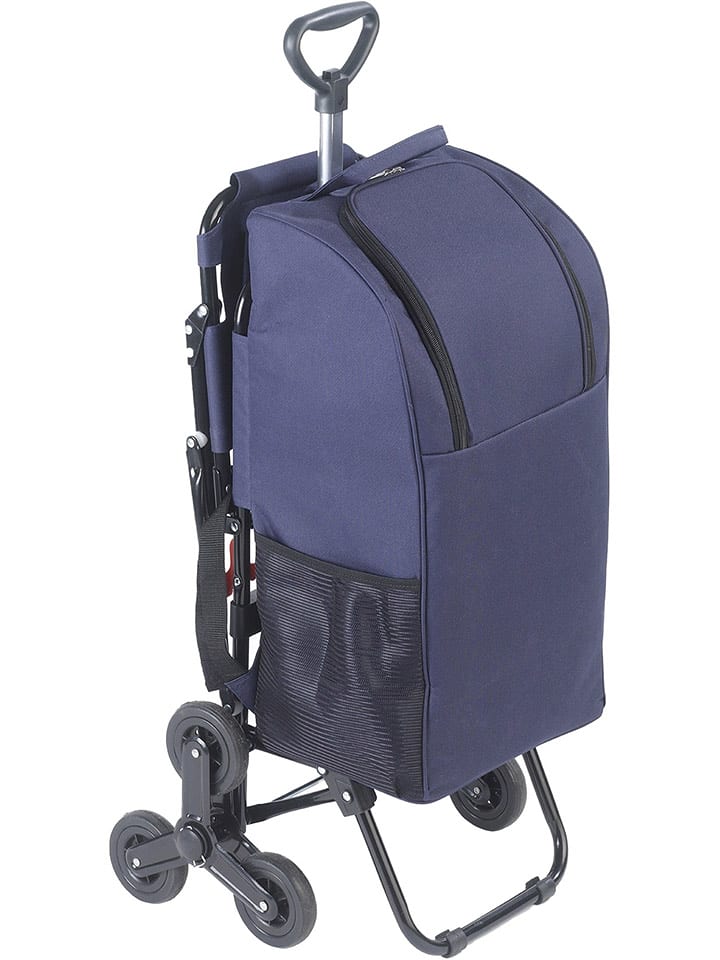 Wenko Wózek w kolorze granatowym na zakupy - 58 x 103 x 39 cm rozmiar: onesize