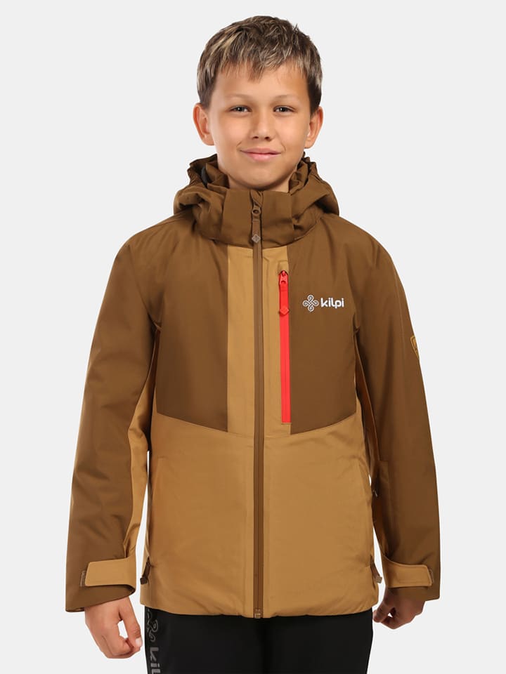 Kilpi Kurtka narciarska "Denver" w kolorze jasnobrązowym rozmiar: 122