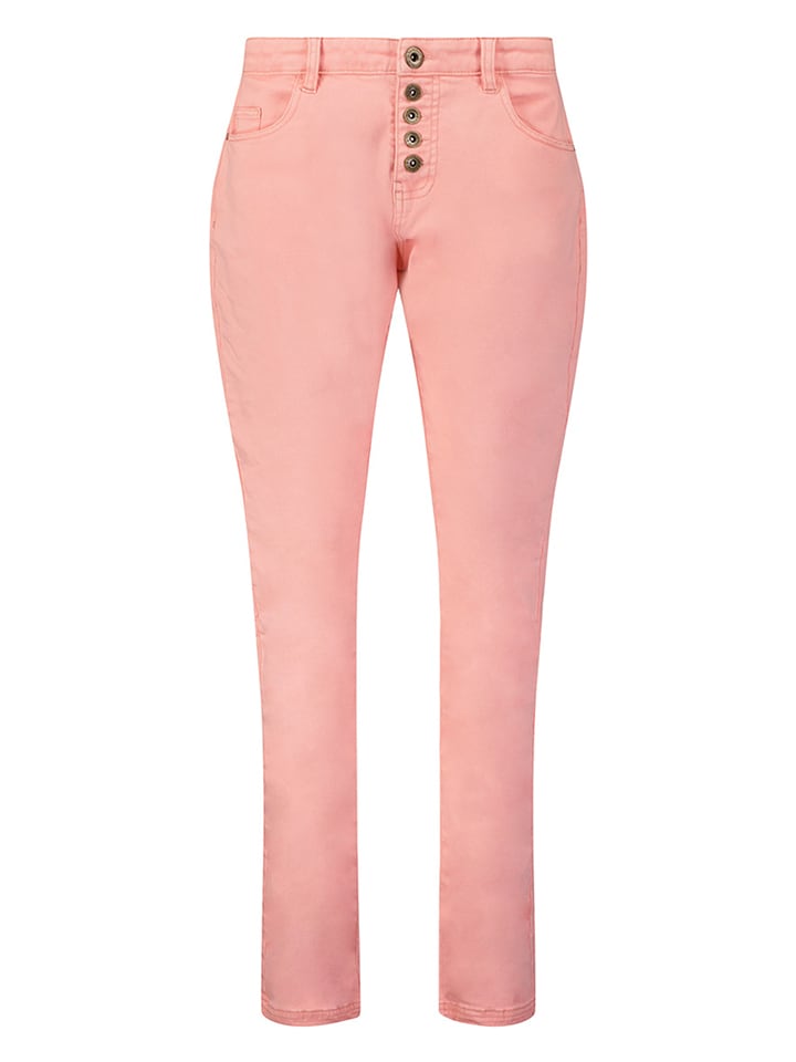 Geographical Norway Dżinsy "Pisak" - Skinny fit - w kolorze jasnoróżowym rozmiar: XL