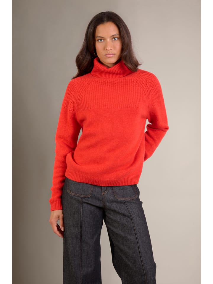 Perfect Cashmere Kaszmirowy golf "Maneses" w kolorze czerwonym rozmiar: L
