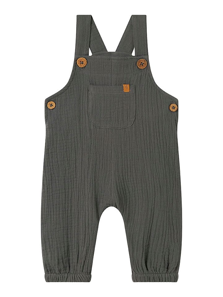 Lil Atelier Kombinezon "Loros" w kolorze antracytowym rozmiar: 62