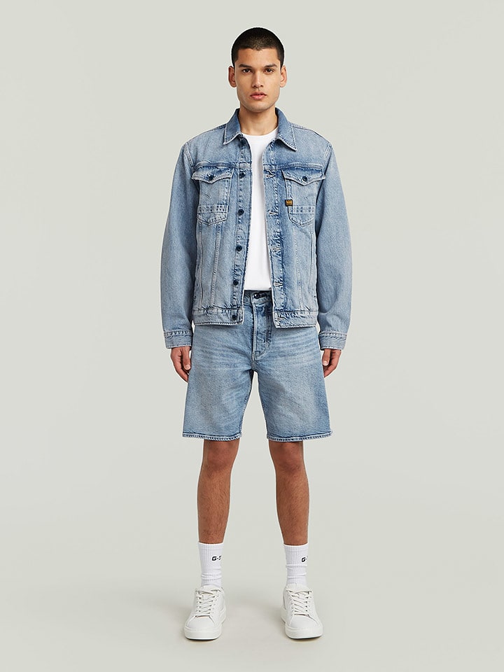 G-Star Szorty dżinsowe w kolorze błękitnym rozmiar: W34