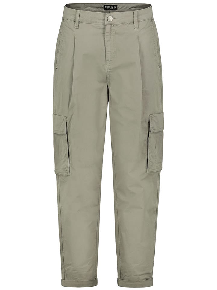 Sublevel Bojówki w kolorze zielonym rozmiar: XXL