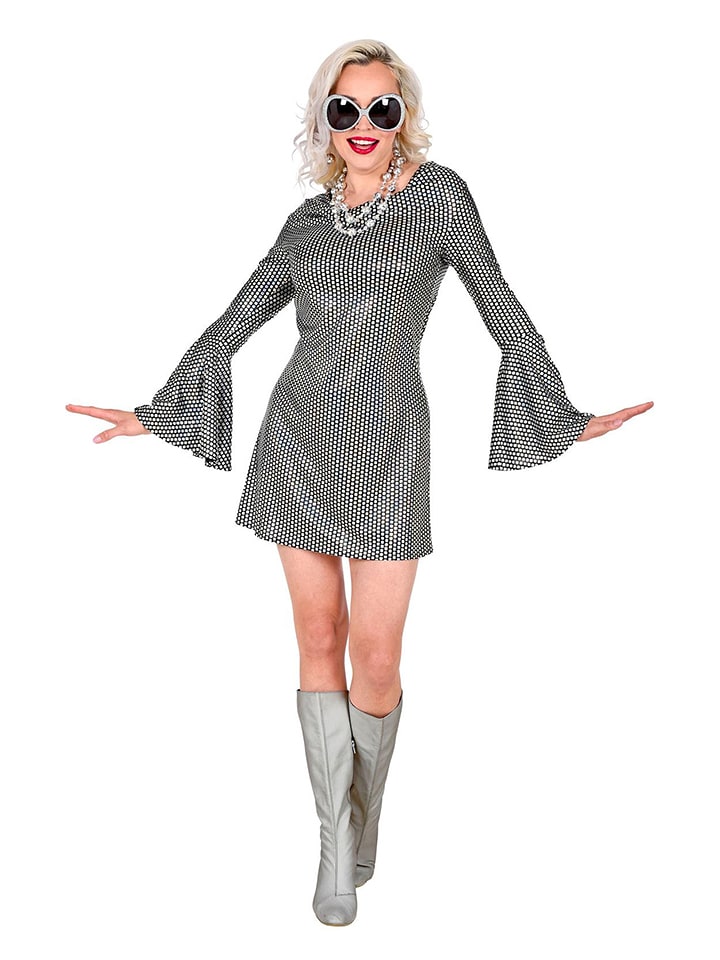 Carnival Party Sukienka kostiumowa w kolorze czarno-białym rozmiar: XS
