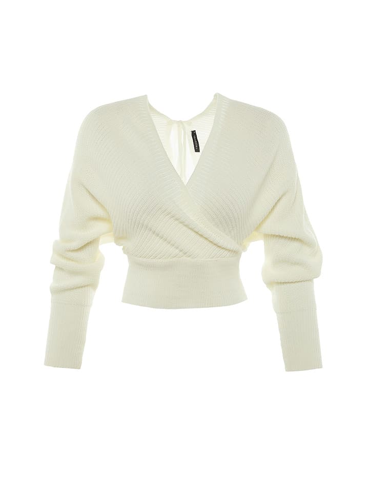 trendyol Sweter w kolorze białym rozmiar: XS