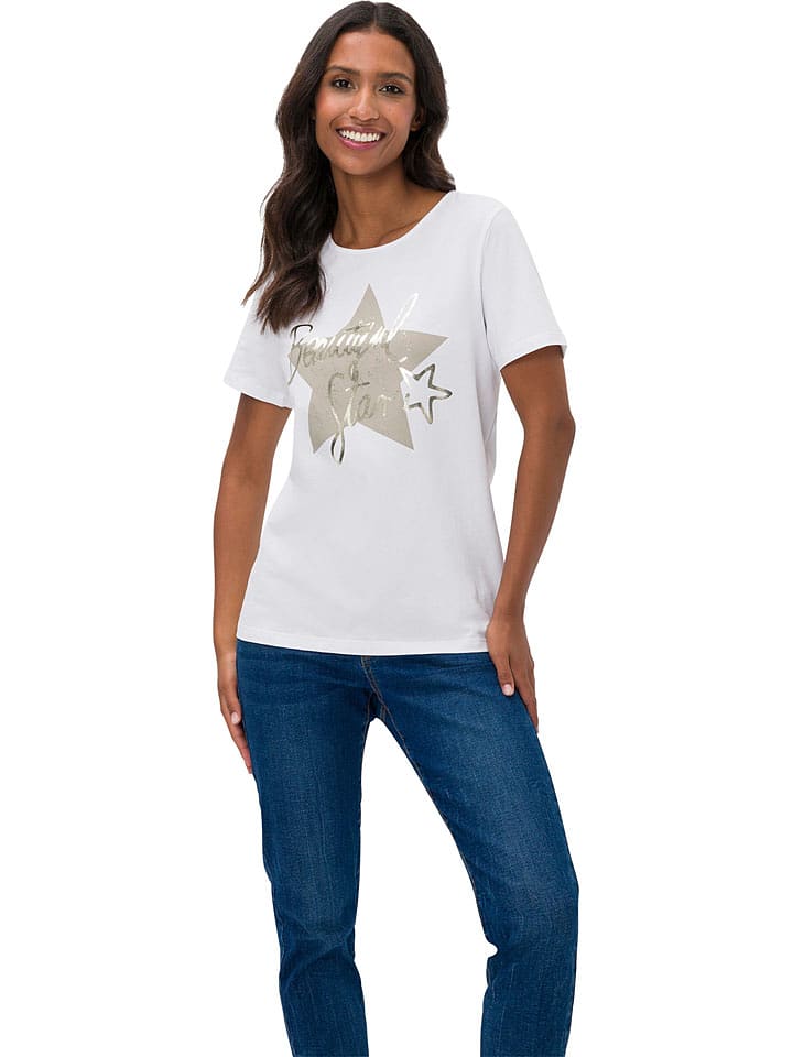 Heine Koszulka w kolorze białym rozmiar: 36