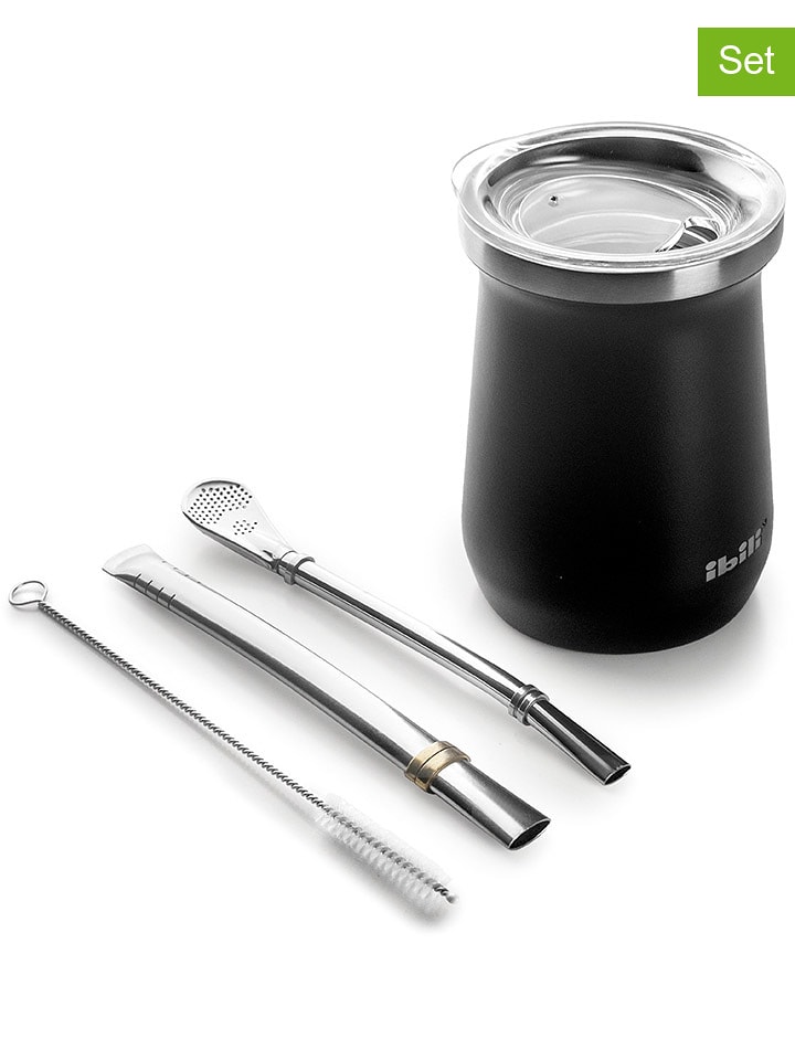 Ibili 4-częściowy zestaw w kolorze czarnym rozmiar: onesize