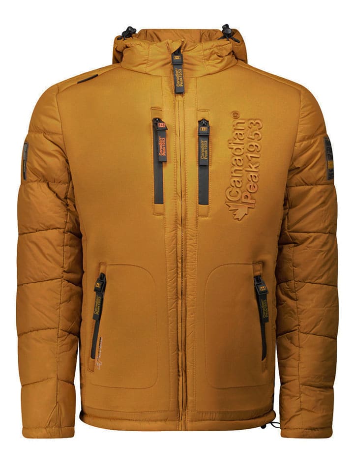 Canadian Peak Kurtka pikowana "Beackweak" w kolorze musztardowym rozmiar: XL