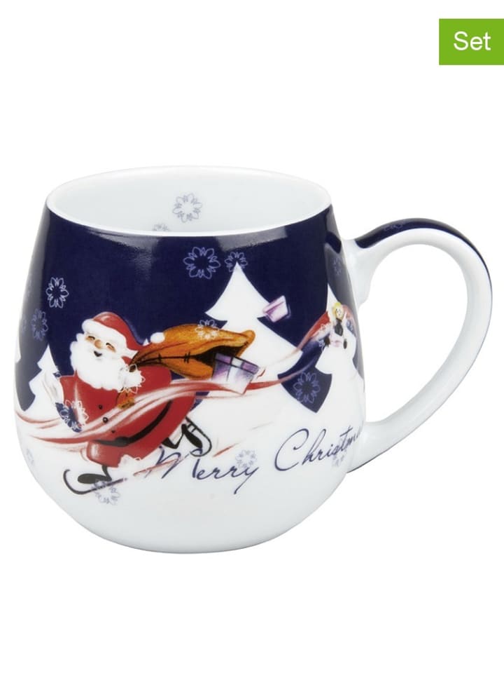 Könitz Kubki (2 szt.) w kolorze niebiesko-czerwonym - 420 ml rozmiar: onesize