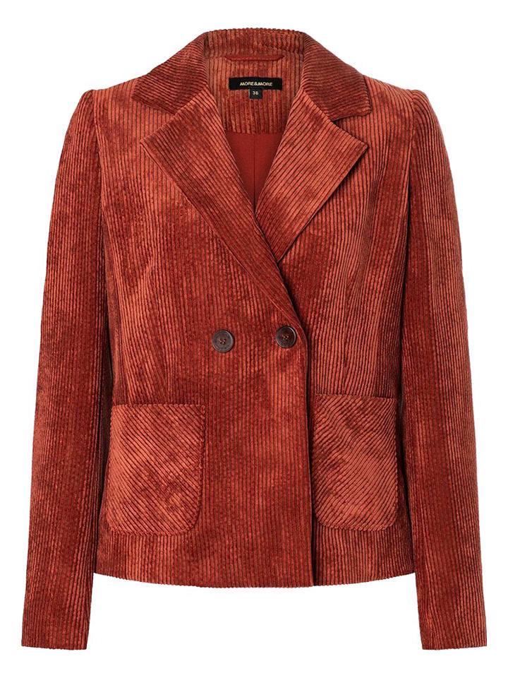 More & More Kurtka sztruksowa w kolorze jasnobrązowym rozmiar: 36