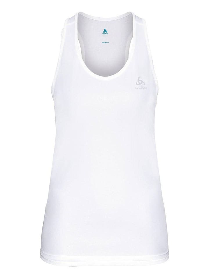 Odlo Top sportowy "Essential" w kolorze białym rozmiar: XS