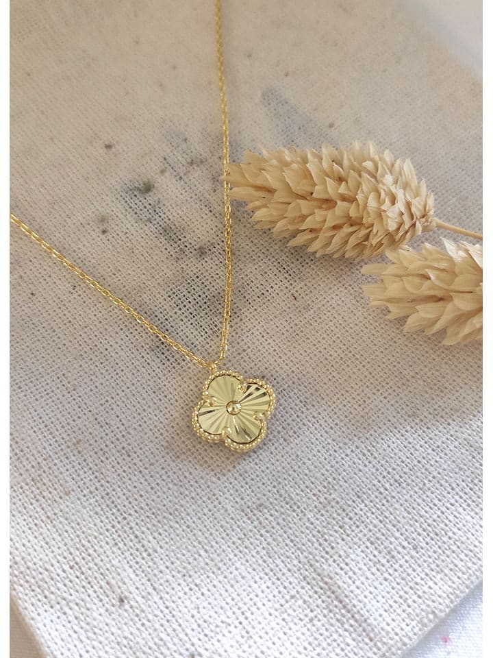 Miu Silver Pozłacany naszyjnik z zawieszką - dł. 42 cm rozmiar: onesize