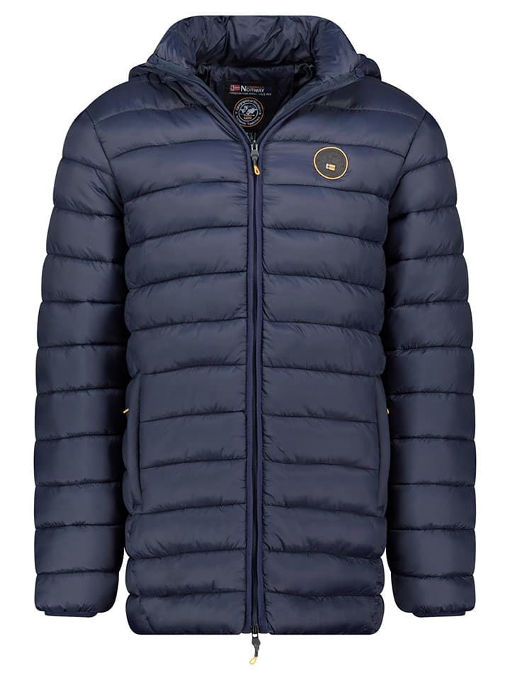 Geographical Norway Płaszcz pikowany "Amigomap" w kolorze granatowym rozmiar: XL