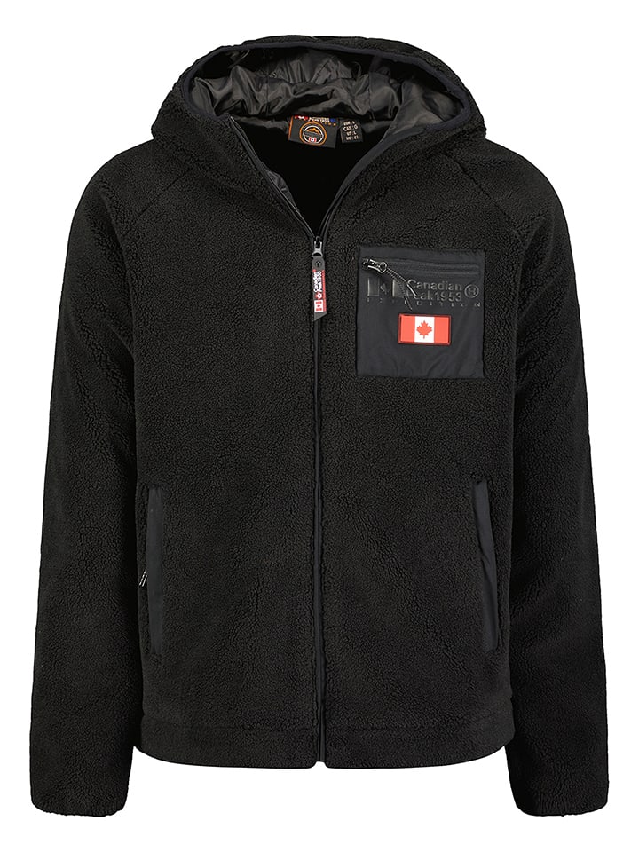 Canadian Peak Kurtka polarowa w kolorze czarnym rozmiar: L