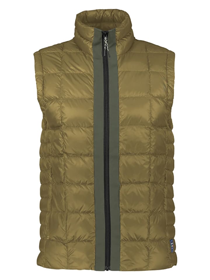 DOLOMITE Kamizelka pikowana "Corvara" w kolorze khaki rozmiar: XL