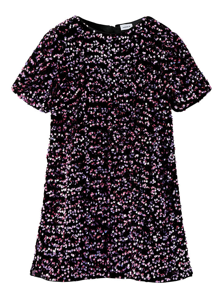 name it Sukienka "Prunica" w kolorze niebiesko-fioletowym rozmiar: 140