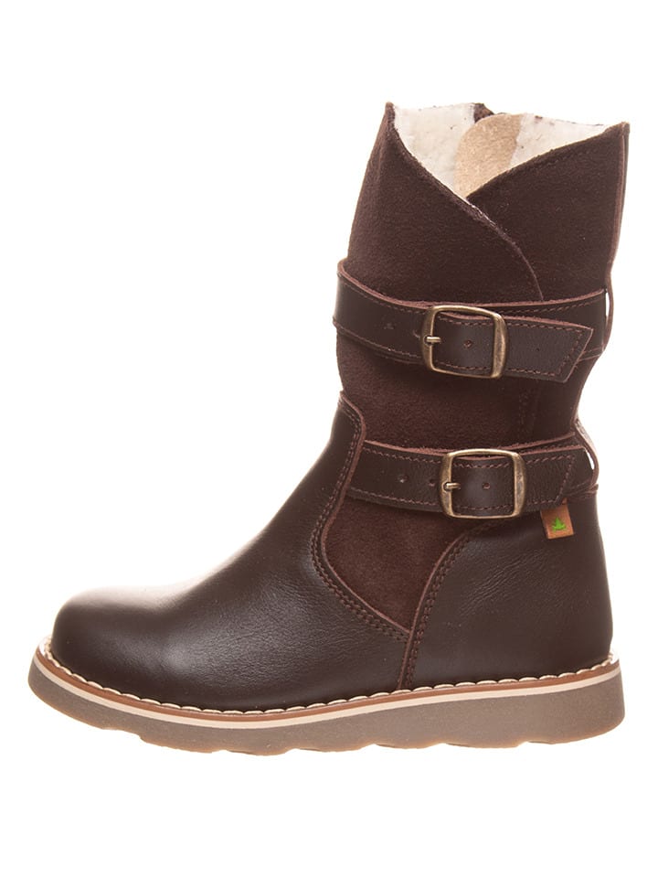 El Naturalista Skórzane kozaki zimowe w kolorze brązowym rozmiar: 29