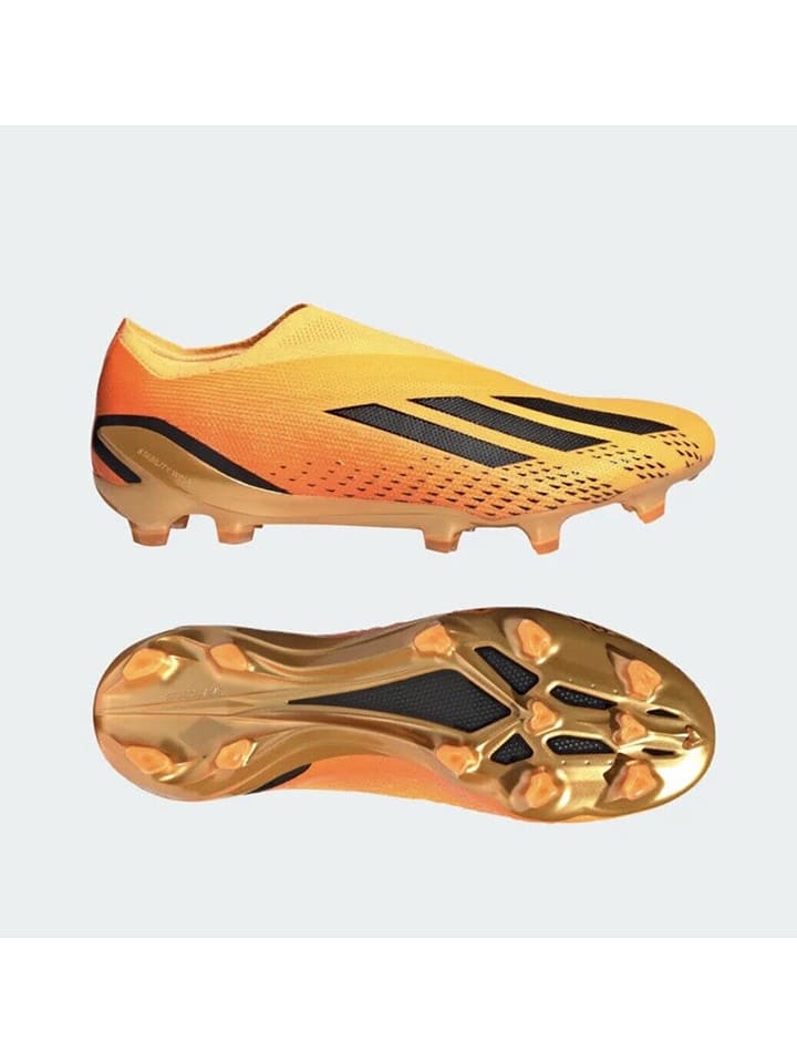 adidas Korki "X Speedportal+ FG" w kolorze pomarańczowo-czarnym rozmiar: 41 1/3