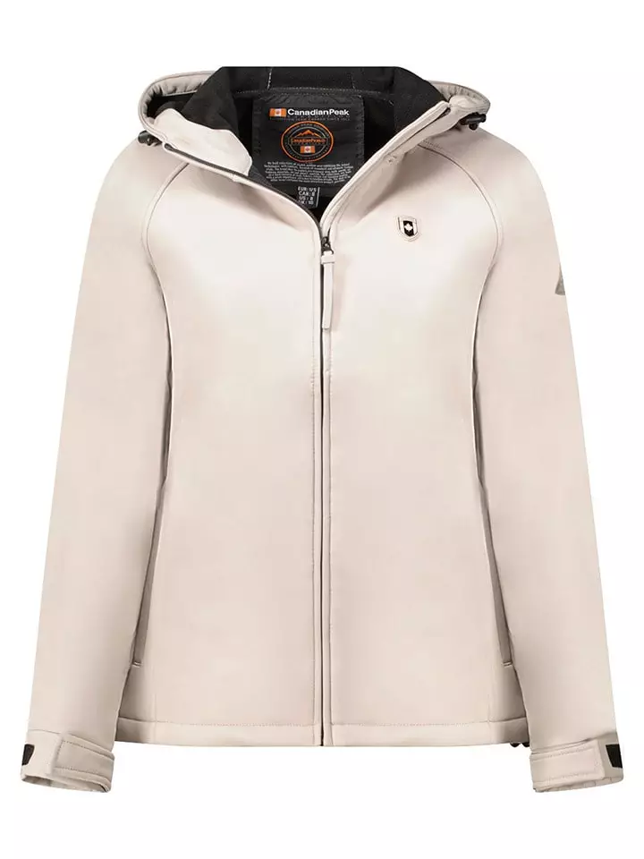 Canadian Peak Kurtka softshellowa "Tamilataleak" w kolorze beżowym rozmiar: XXL