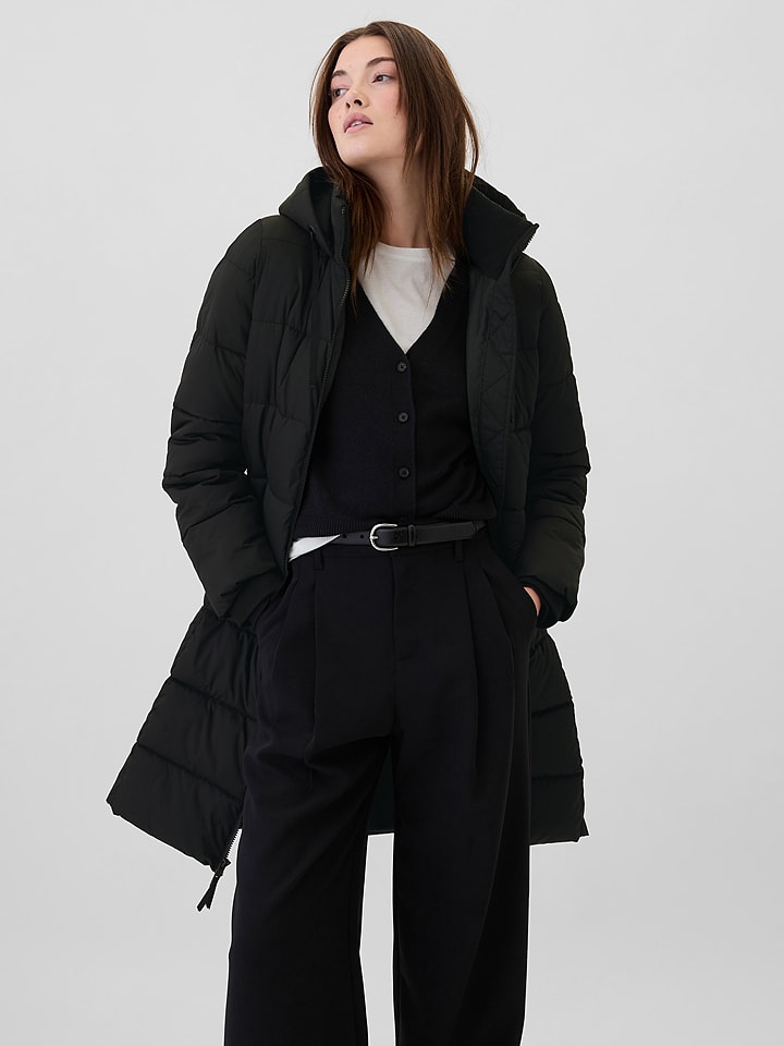 GAP Płaszcz pikowany w kolorze czarnym rozmiar: XXL