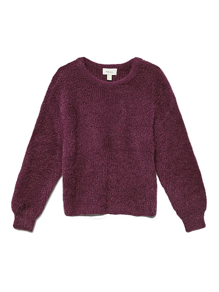 Vero Moda Girl Sweter "Puff" w kolorze bordowym rozmiar: 146/152
