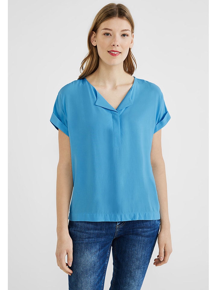 Street One Bluzka w kolorze niebieskim rozmiar: 34