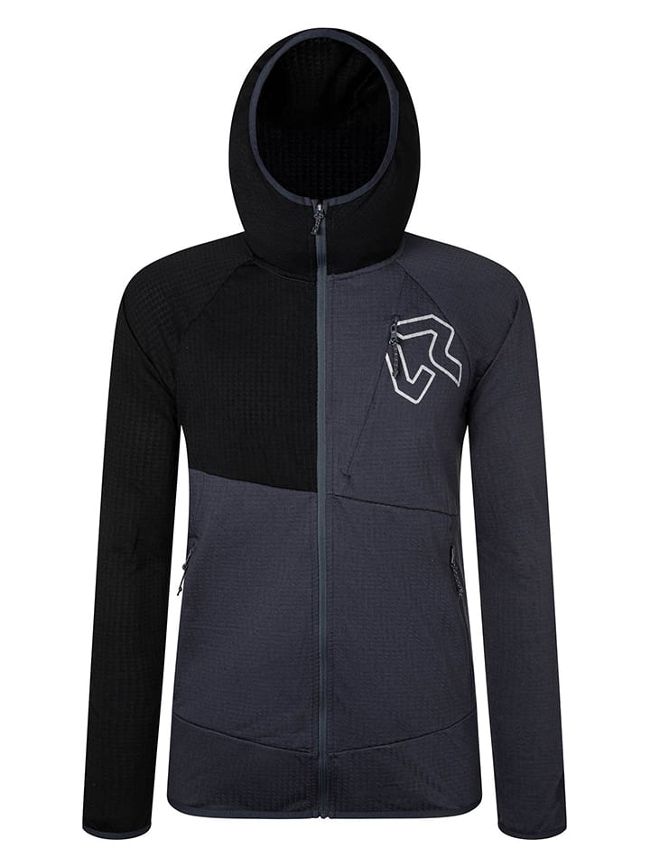 ROCK EXPERIENCE Kurtka polarowa "Zebra" w kolorze antracytowo-czarnym rozmiar: 3XL